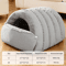 CozyShield Cat Cave Bed SemiEnclosed Warm AntiAnxiety Cat House 2
