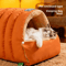 CozyShield Cat Cave Bed SemiEnclosed Warm AntiAnxiety Cat House 6