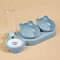 ErgoFeed 3 In 1 Pet Bowl Tilted Cat Bowl Set With Gravity Water Feeder 2