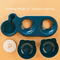 ErgoFeed 3 In 1 Pet Bowl Tilted Cat Bowl Set With Gravity Water Feeder 5