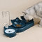 ErgoFeed 3 In 1 Pet Bowl Tilted Cat Bowl Set With Gravity Water Feeder 8
