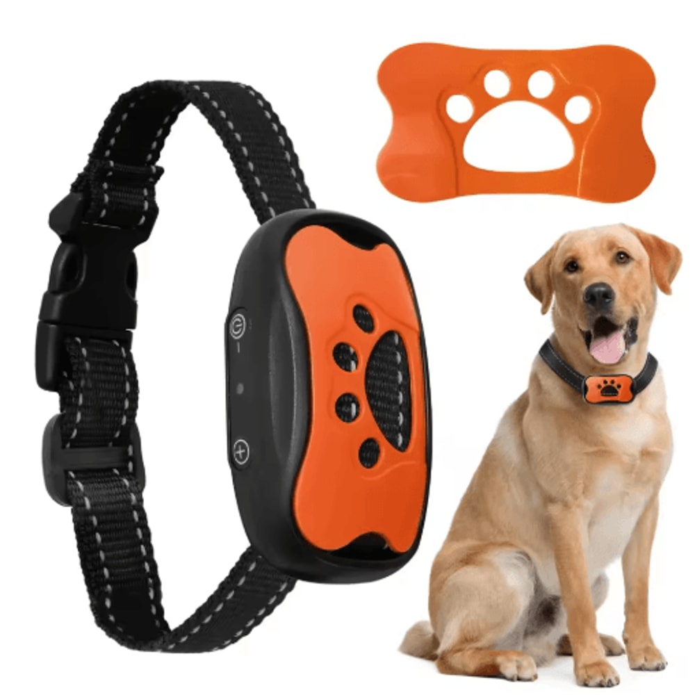 SmartCalm Anti Barking Collar Ultrasonic Rechargeable Dog Training Device 1
