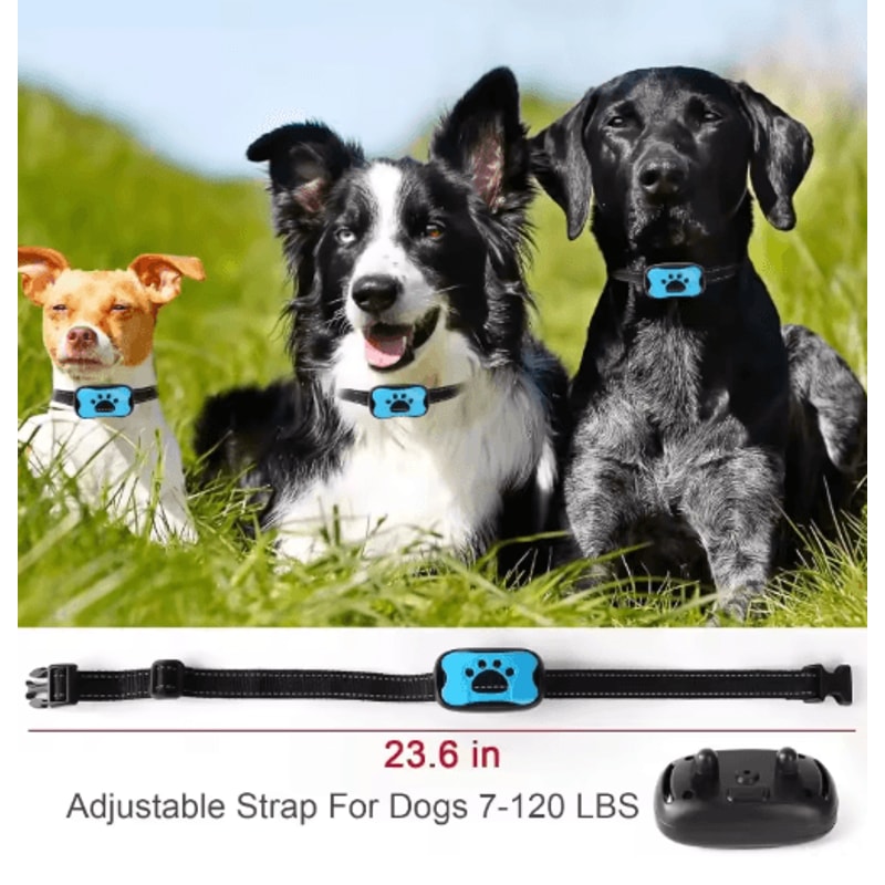 SmartCalm Anti Barking Collar Ultrasonic Rechargeable Dog Training Device 9