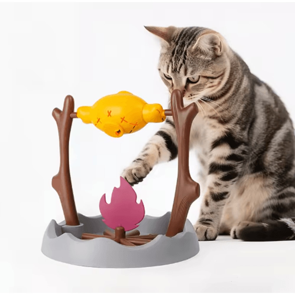 SmartPlay Interactive Pet Toy Feeder 360 Rotating Treat Dispensing Toy 0