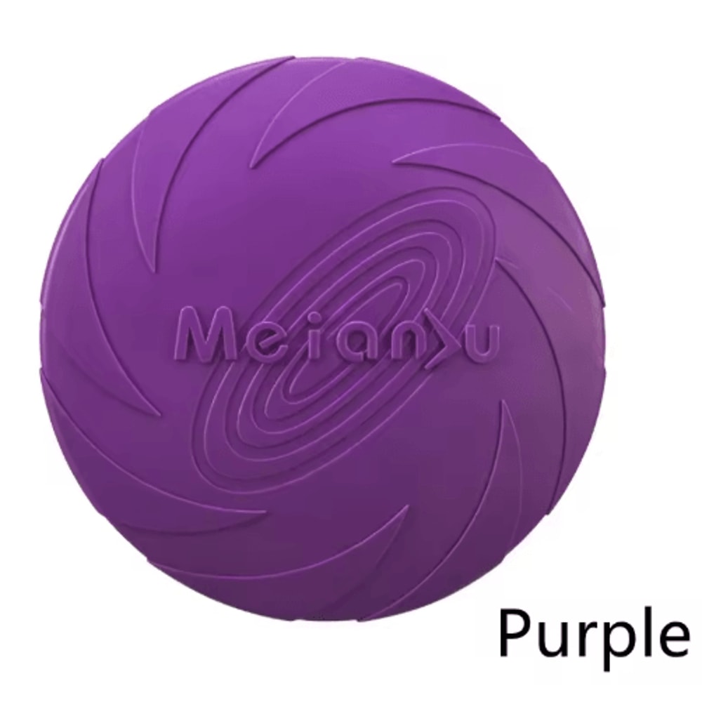 Durable Silicone Dog Flying Disc BiteResistant Outdoor Training Toy 1