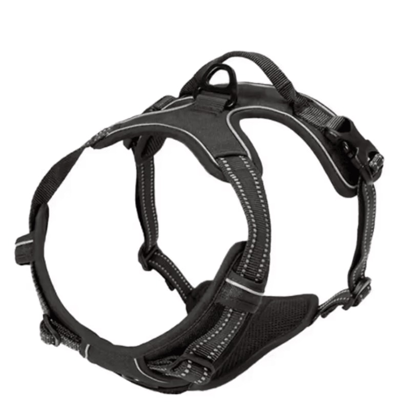 No Pull Front Clip Dog Harness Heavy Duty Reflective Control Vest 4