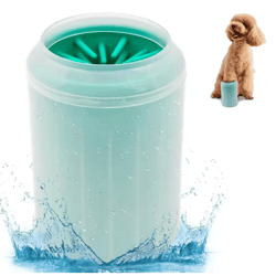 portable silicone pet paw cleaner – gentle dog & cat foot wash cup