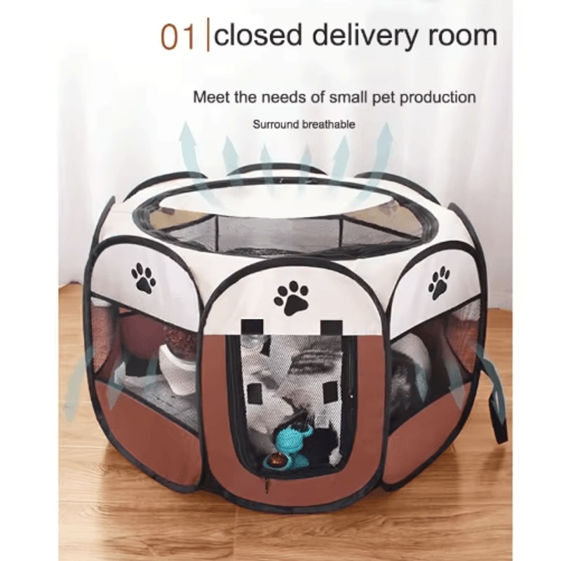 Portable Foldable Cat Tent Outdoor Travel Pet House Playpen 8