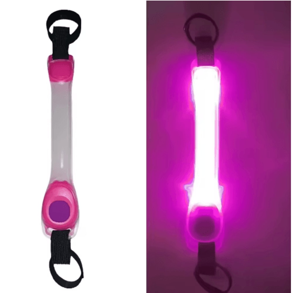 LED Glow Dog Collar Harness Waterproof Reflective Night Safety Gear 1
