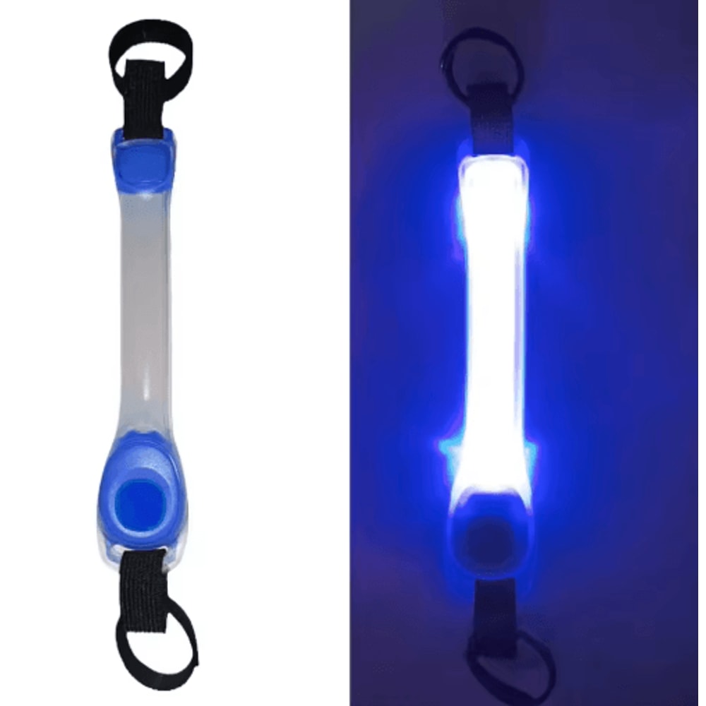 LED Glow Dog Collar Harness Waterproof Reflective Night Safety Gear 2