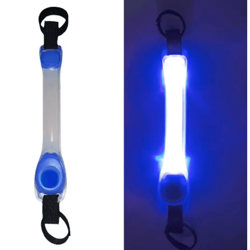 LED Glow Dog Collar Harness Waterproof Reflective Night Safety Gear 2