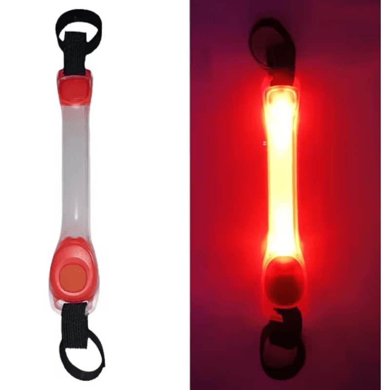 LED Glow Dog Collar Harness Waterproof Reflective Night Safety Gear 3