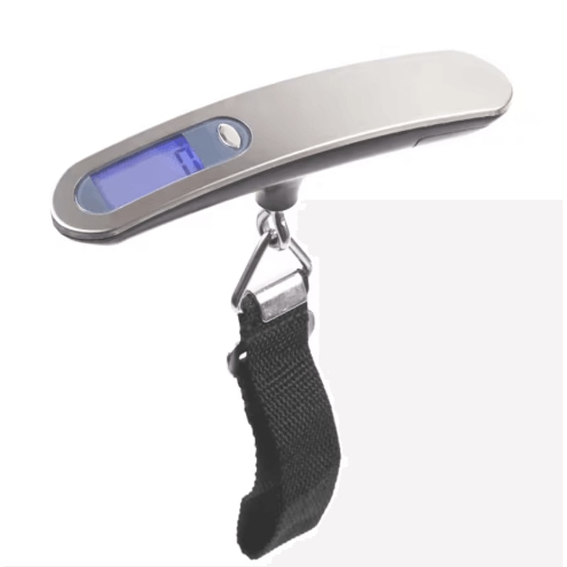 Portable Digital Luggage Scale 50kg Electronic Hanging Travel Scale 5