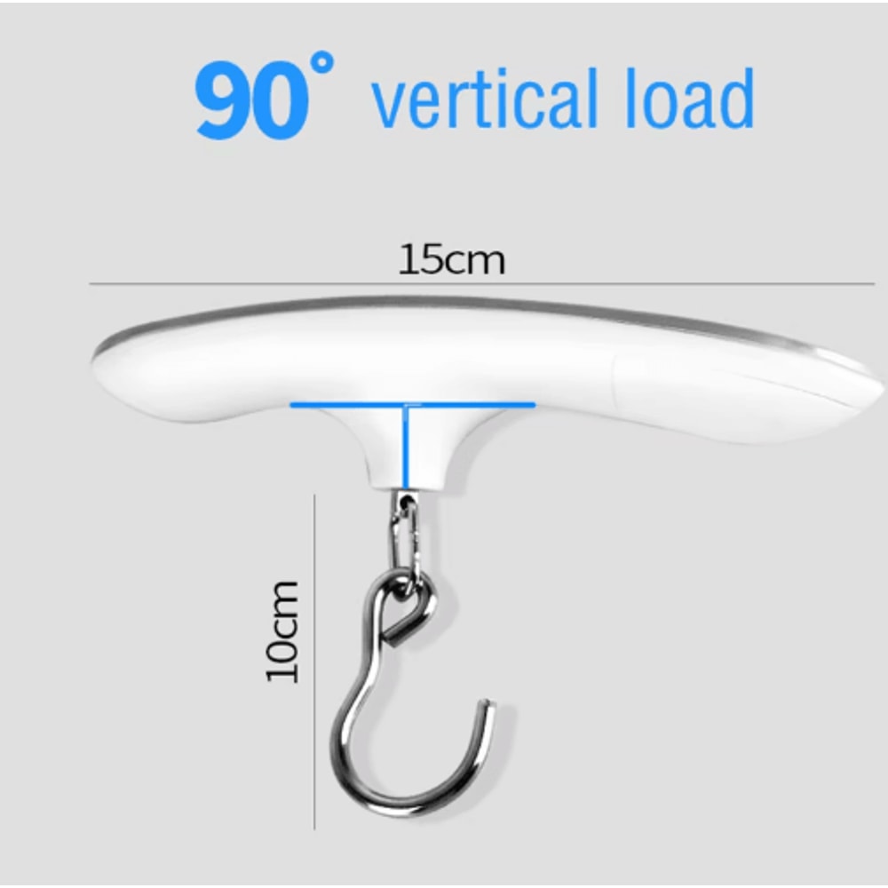 Portable Digital Luggage Scale 50kg Electronic Hanging Travel Scale 7