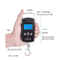 Digital Hanging Scale With Tape Measure 50kg Portable Luggage Fishing Scale 5