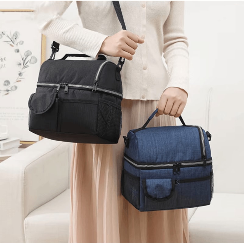 10L Insulated Lunch Bag Waterproof Portable Cooler For Work Travel 8