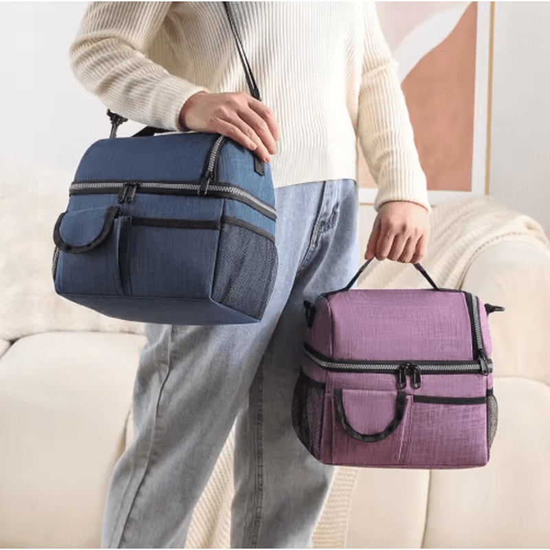 10L Insulated Lunch Bag Waterproof Portable Cooler For Work Travel 0