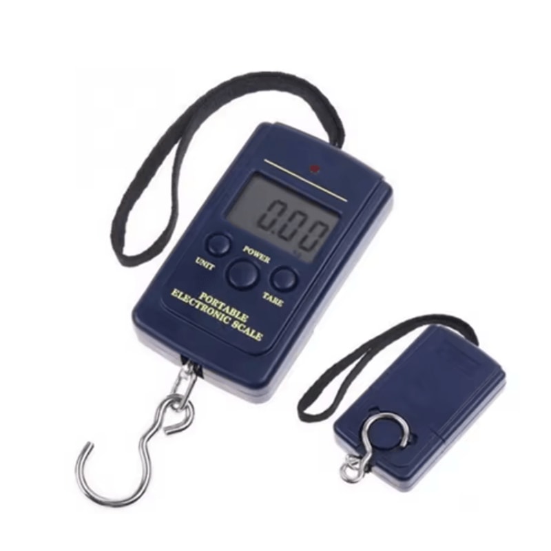Mini Digital Hanging Scale 40kg Portable Luggage Fishing Hook Scale 2