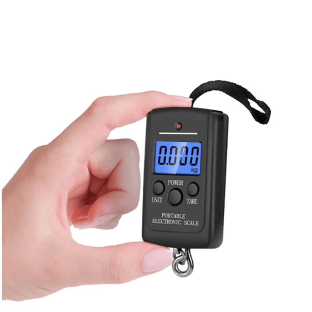 Mini Digital Hanging Scale 40kg Portable Luggage Fishing Hook Scale 3