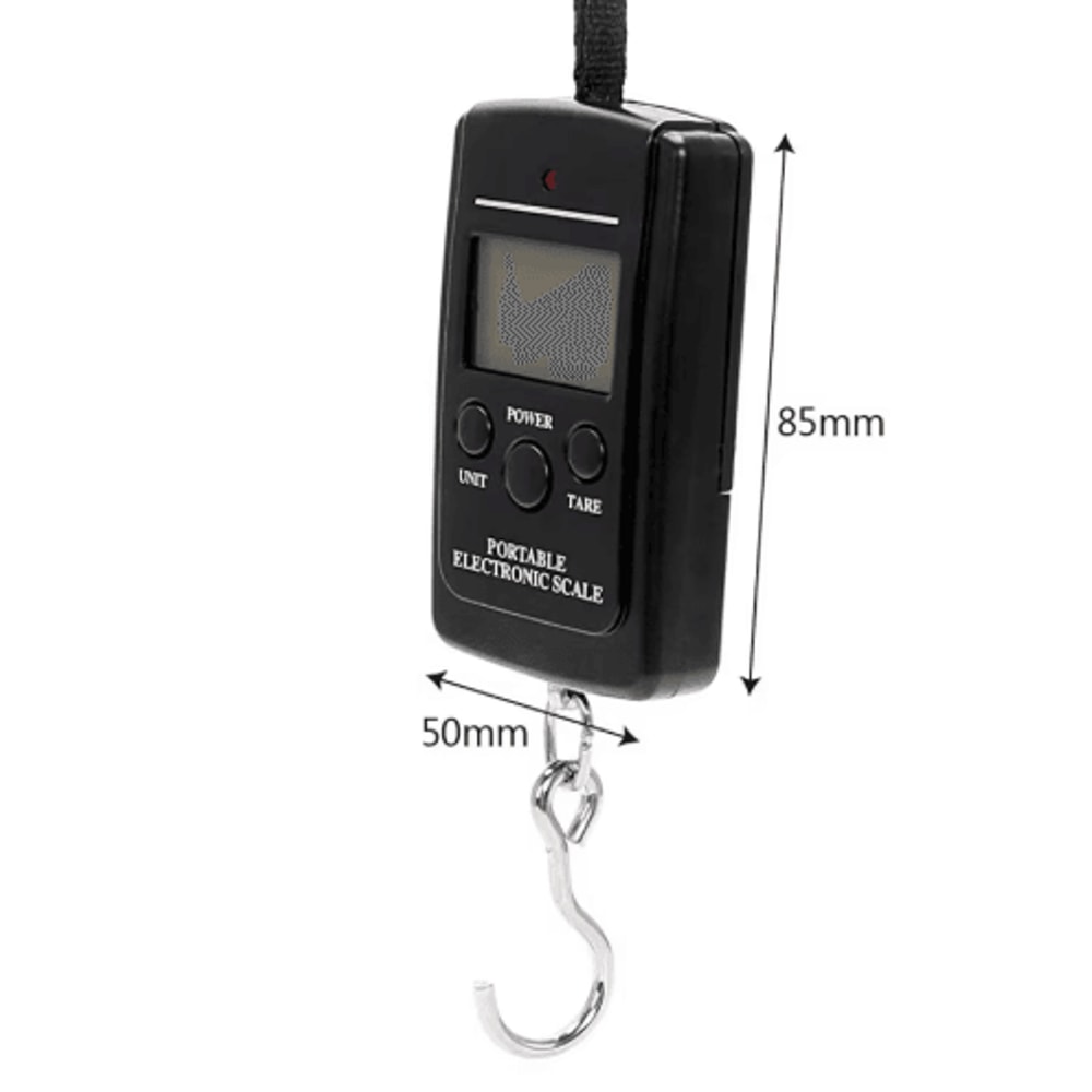 Mini Digital Hanging Scale 40kg Portable Luggage Fishing Hook Scale 4