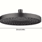 25cm High Pressure Rainfall Shower Head Large Flow Pressurized Bathroom Upgrade 3