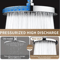 25cm High Pressure Rainfall Shower Head Large Flow Pressurized Bathroom Upgrade 5