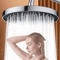 25cm High Pressure Rainfall Shower Head Large Flow Pressurized Bathroom Upgrade 7