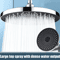 25cm High Pressure Rainfall Shower Head Large Flow Pressurized Bathroom Upgrade 0