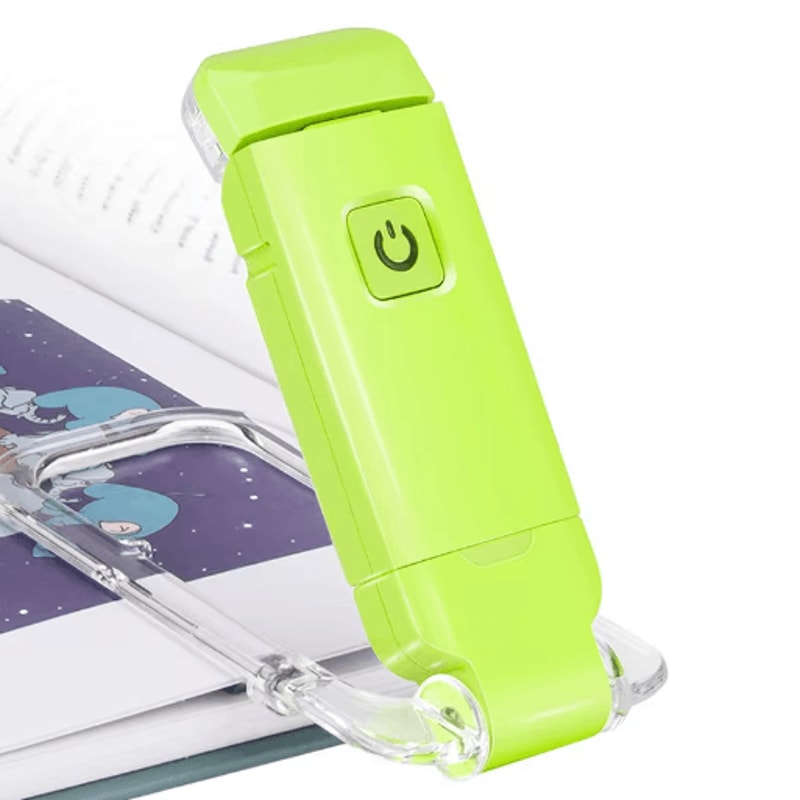 USB Rechargeable LED Clip Reading Light Portable Eye Protection Lamp 3