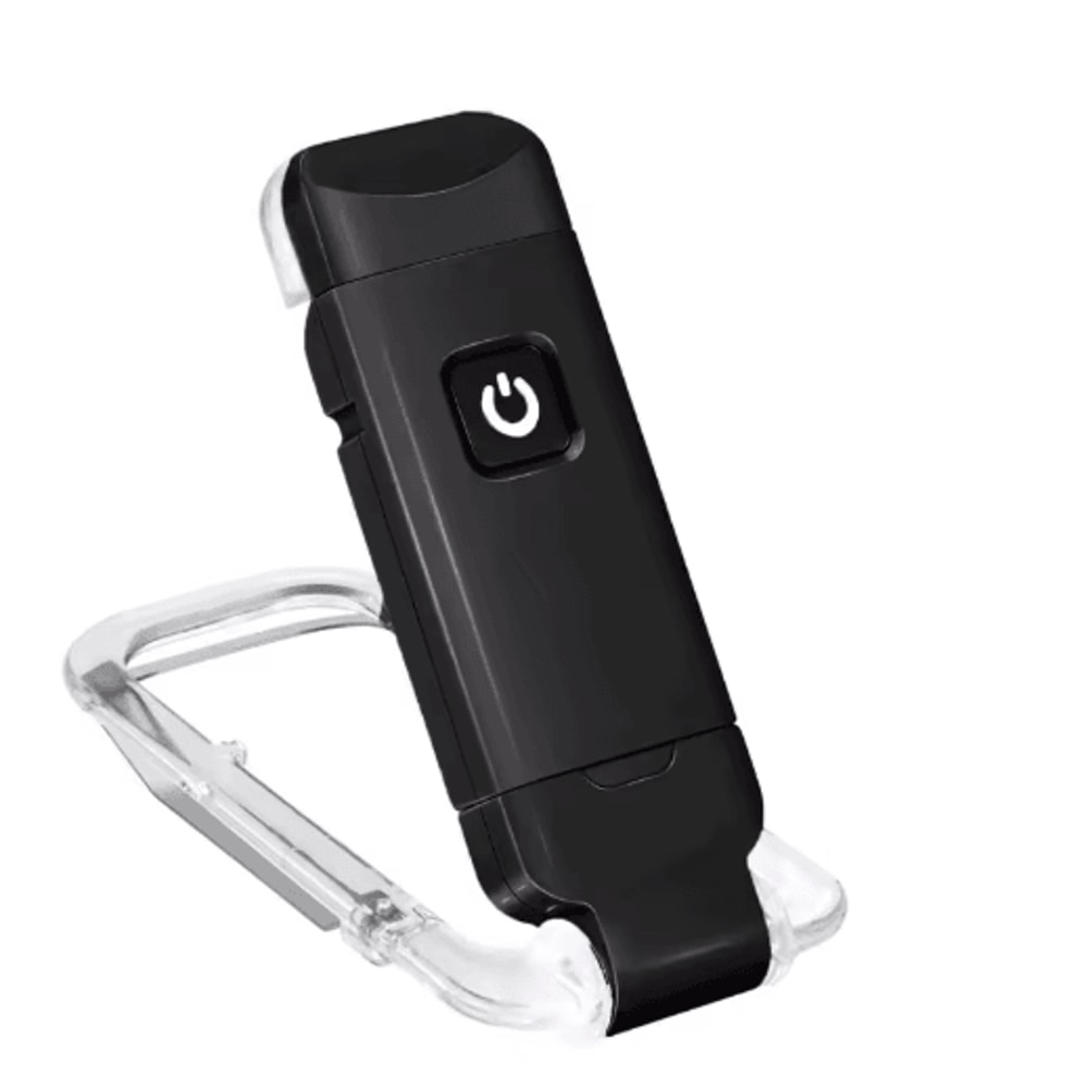 USB Rechargeable LED Clip Reading Light Portable Eye Protection Lamp 4
