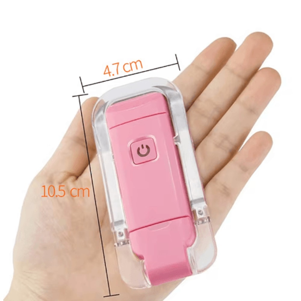 USB Rechargeable LED Clip Reading Light Portable Eye Protection Lamp 5