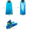 700ml Foldable Water Bottle With Carabiner Portable Soft Flask For Travel Camping 7