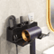 Wall Mounted Hair Dryer Holder No Drill Bathroom Storage Rack Organizer 2