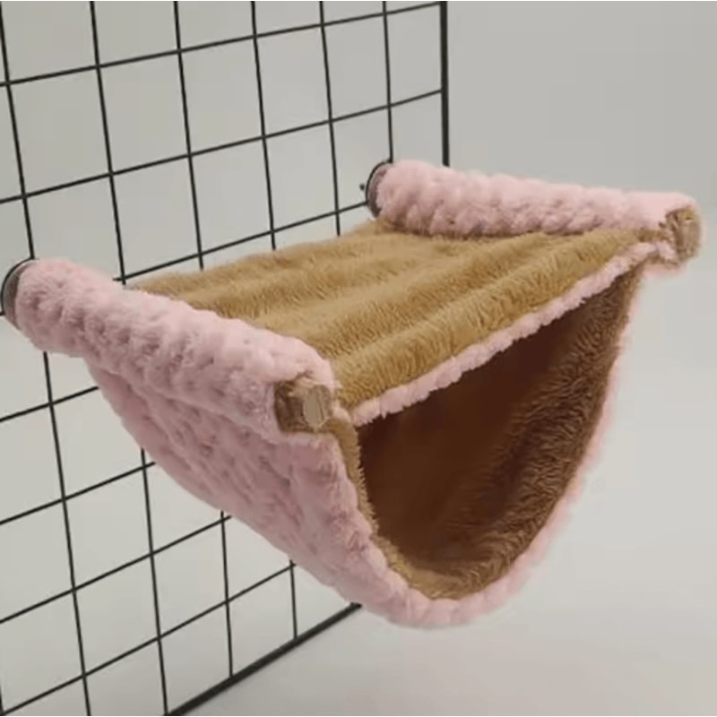 Plush Hamster Hammock Bed Warm Hanging Nest For Small Pets 1