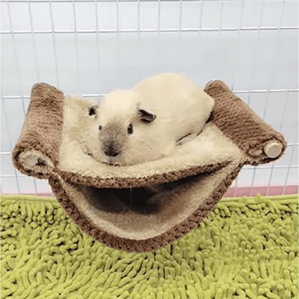 Plush Hamster Hammock Bed Warm Hanging Nest For Small Pets 2