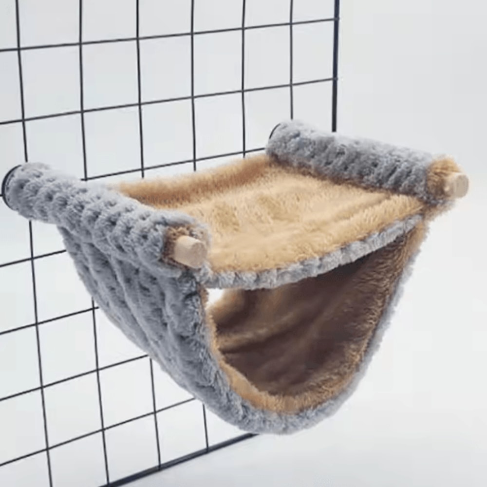 Plush Hamster Hammock Bed Warm Hanging Nest For Small Pets 4