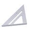 7Inch Aluminum Triangle Ruler Carpenter Square Precision Woodworking Tool 3