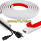 Adhesive Cable Management Channel Invisible Wire Cover Raceway With Cap 7
