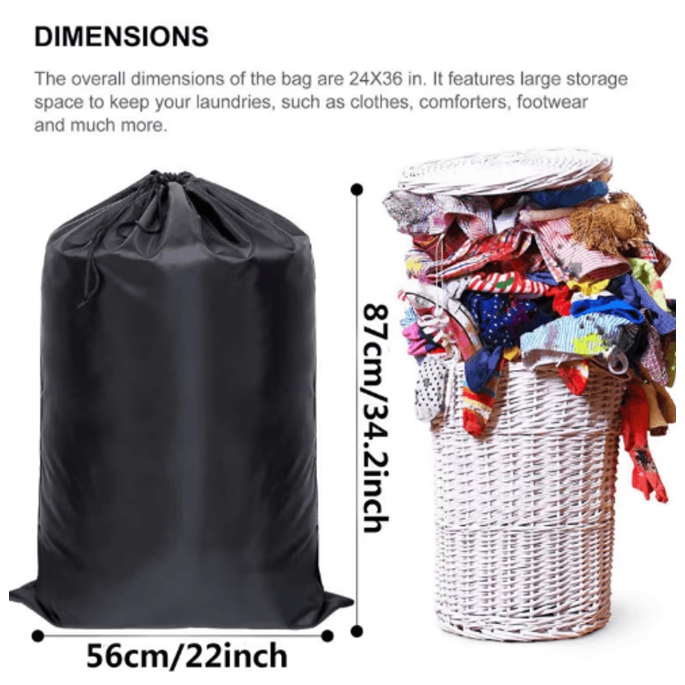 Waterproof Heavy Duty Backpack Large Capacity Travel Laundry Storage Bag 4