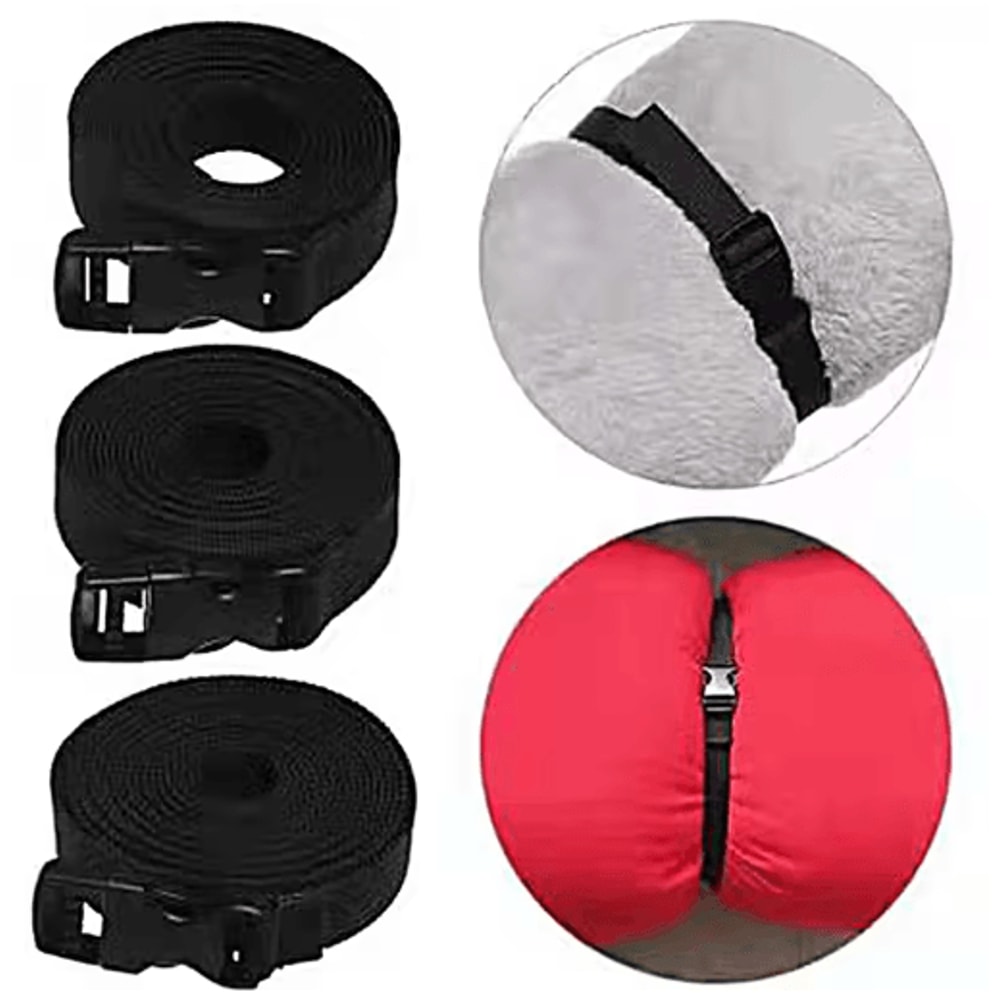 Nylon Luggage Tie Down Strap Durable Cam Buckle Cargo Securing Belt 13