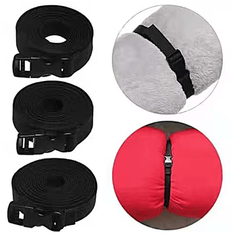 Nylon Luggage Tie Down Strap Durable Cam Buckle Cargo Securing Belt 13