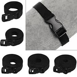 nylon luggage tie down strap – durable cam buckle cargo securing belt