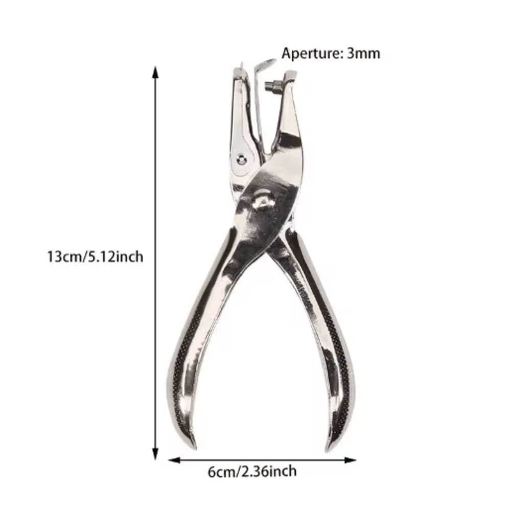 Metal Hole Punch Pliers 3mm6mm Precision Paper Leather Punch Tool 1