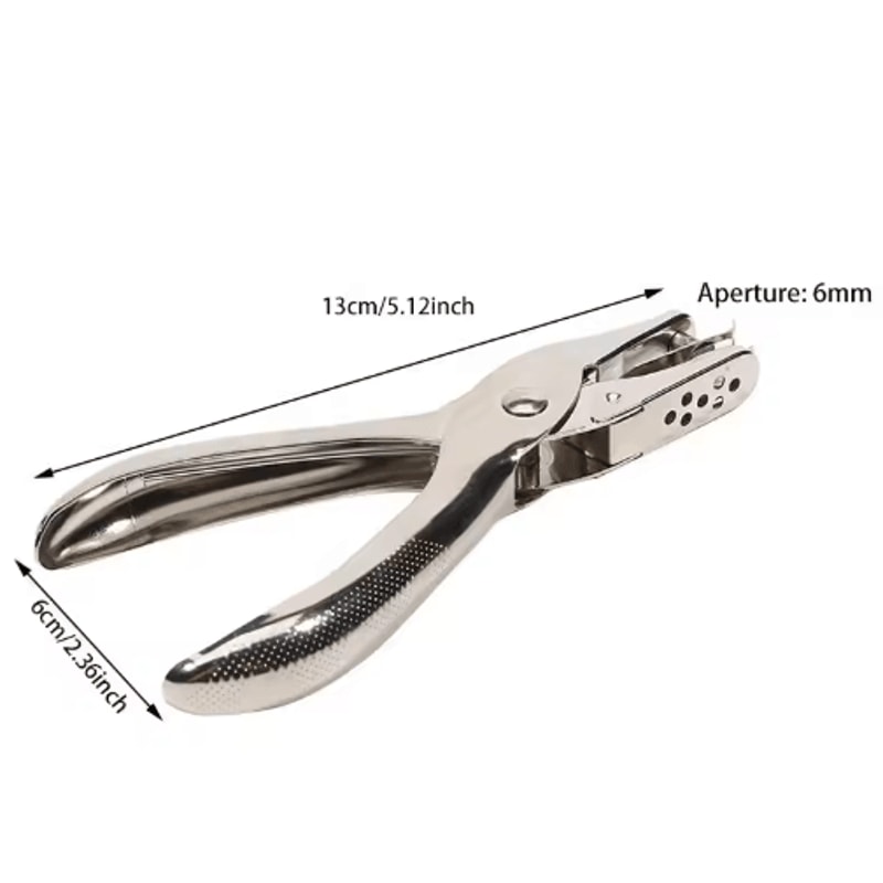 Metal Hole Punch Pliers 3mm6mm Precision Paper Leather Punch Tool 2