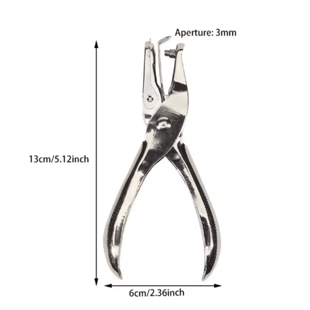 Metal Hole Punch Pliers 3mm6mm Precision Paper Leather Punch Tool 3