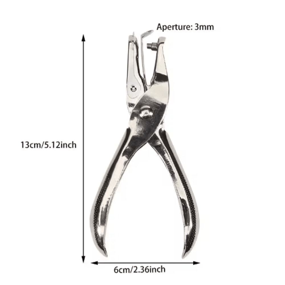 Metal Hole Punch Pliers 3mm6mm Precision Paper Leather Punch Tool 5