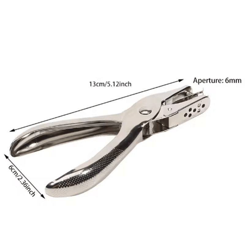 Metal Hole Punch Pliers 3mm6mm Precision Paper Leather Punch Tool 6
