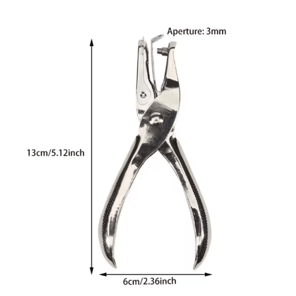 Metal Hole Punch Pliers 3mm6mm Precision Paper Leather Punch Tool 7