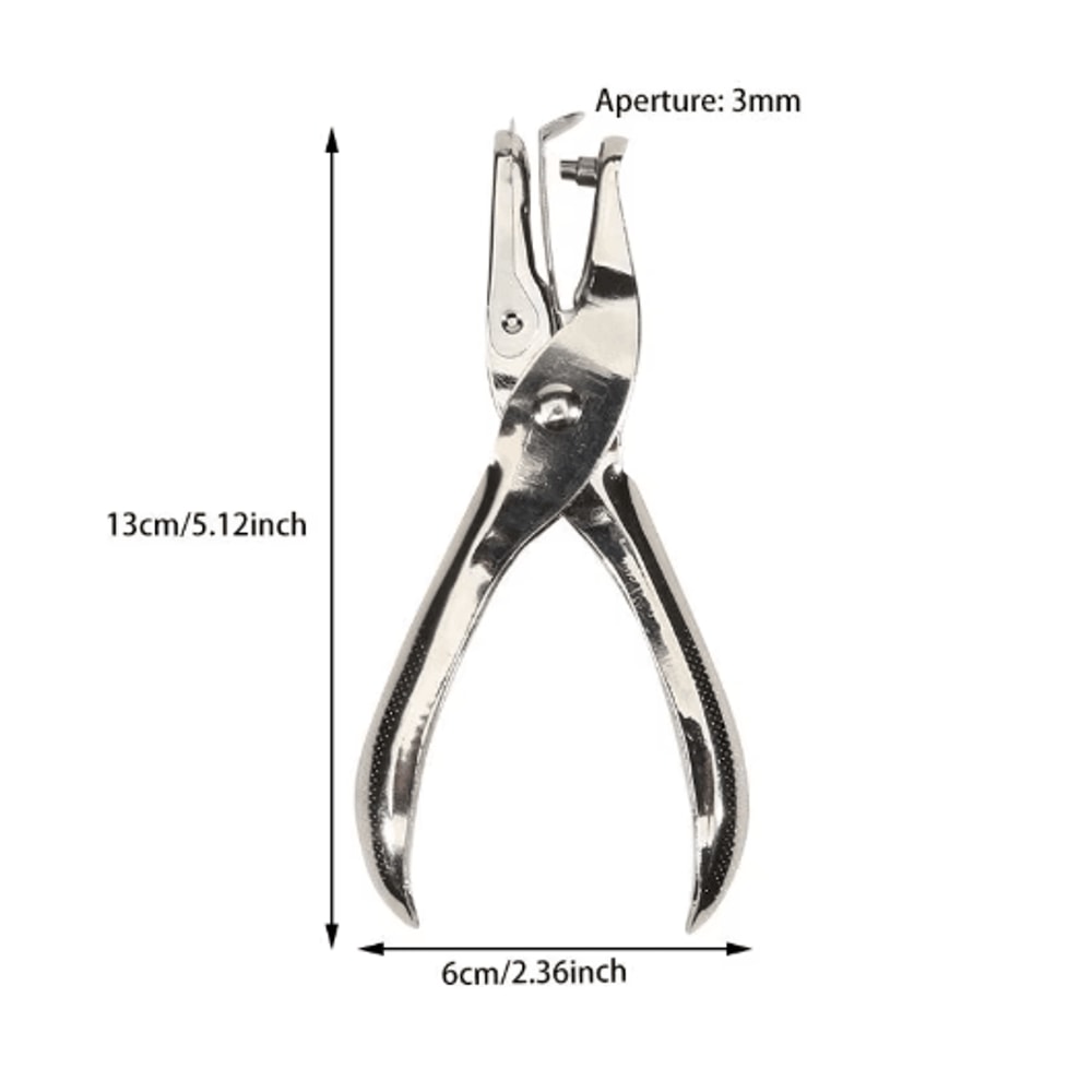 Metal Hole Punch Pliers 3mm6mm Precision Paper Leather Punch Tool 9