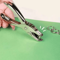 metal hole punch pliers – 3mm/6mm precision paper & leather punch tool